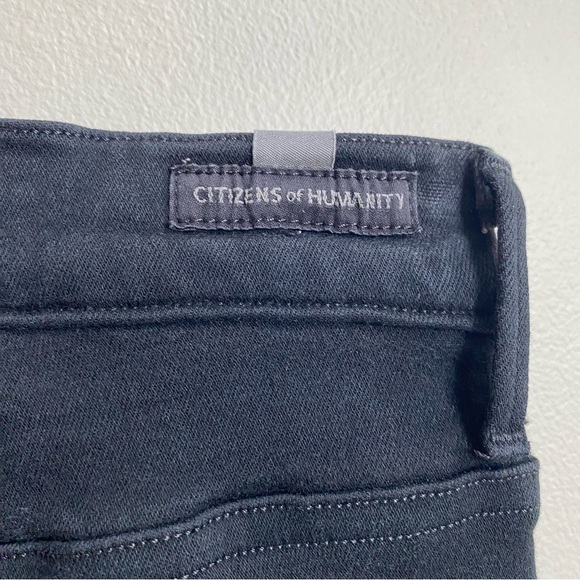 Citizens Of Humanity Carlie High Rise Skinny Jean In Black Oak Wash Size 26 - Picture 11 of 16